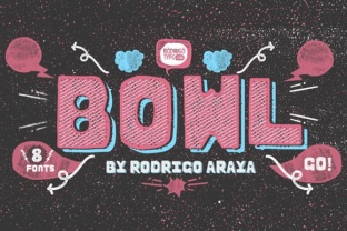Bowl: The Playful Display Font for Bold Visual Design