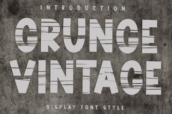 Grunge Vintage: Capturing Authentic Imperfection in Design