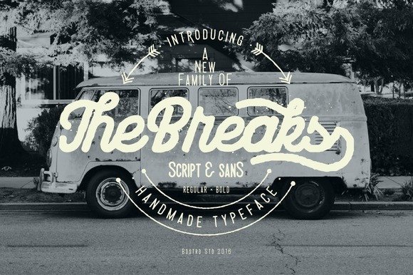 The Breaks: A Retro Font for Modern Design